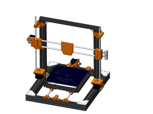 3D打印机结构图