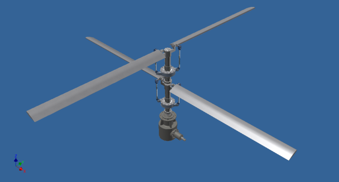 共轴反桨直升机桨毂 机械设计参考资料 DIY 三维模型