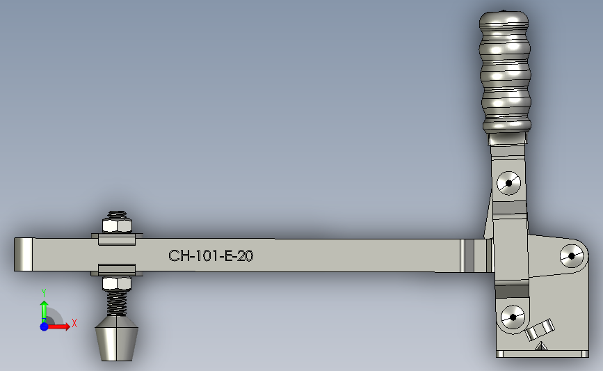 CH-101-E-20油缸 正面视图