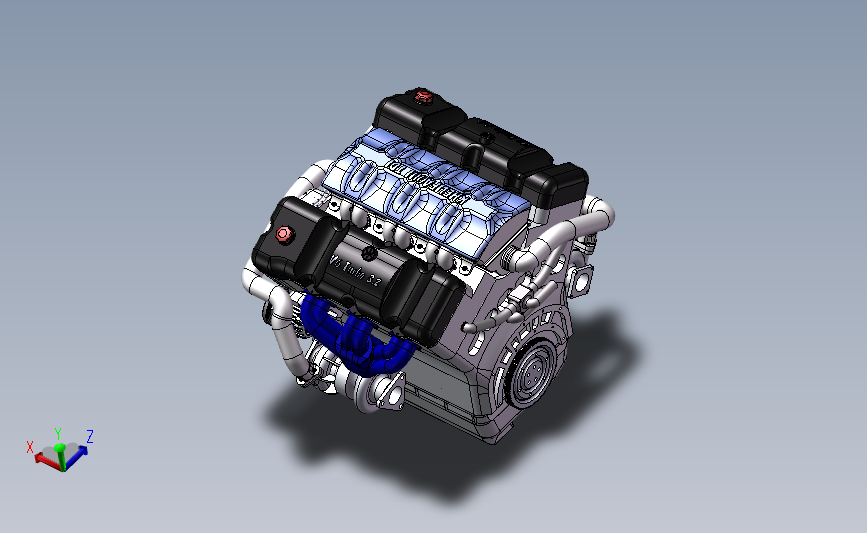 3.2T V6 发动机发动机 主视图