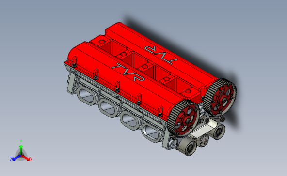 Cylinder Head (Creo 2.0)发动机