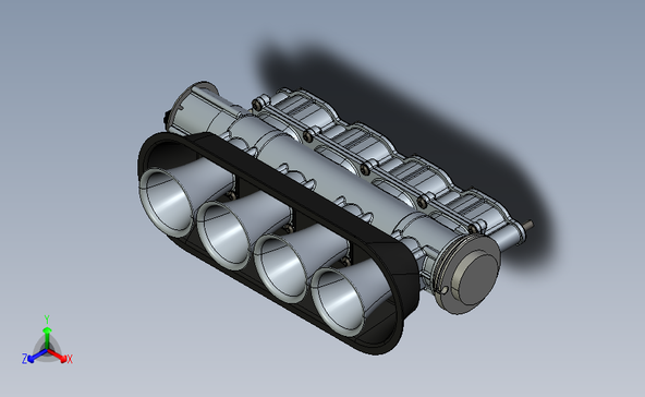 Induction Group - Normally Aspirated (Creo 2.0)发动机