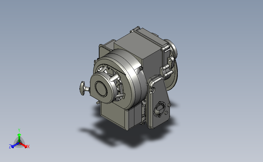 Moyer 2k12发动机模型3D图纸 STP格式发动机