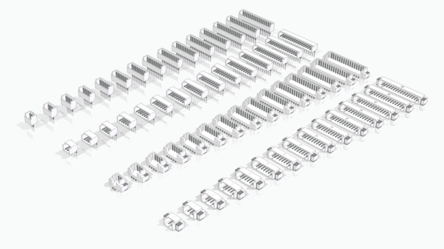 线对线接头GH 1.25mm - xxP（2-16针）