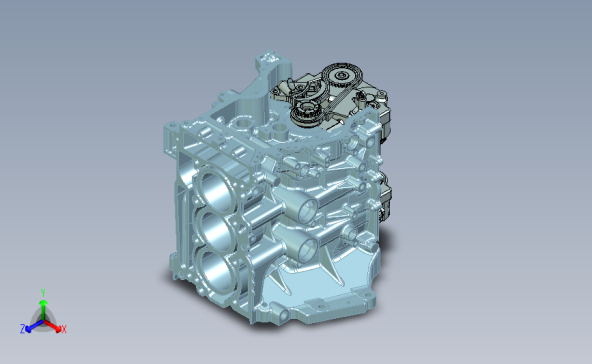 一款平衡轴详细设计模型3D图纸 CATIA设计 附STP格式发动机