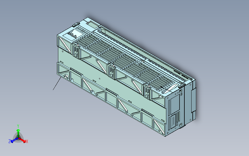 HCR8A 图纸（3D）R系列可编程控制器及其扩展模块