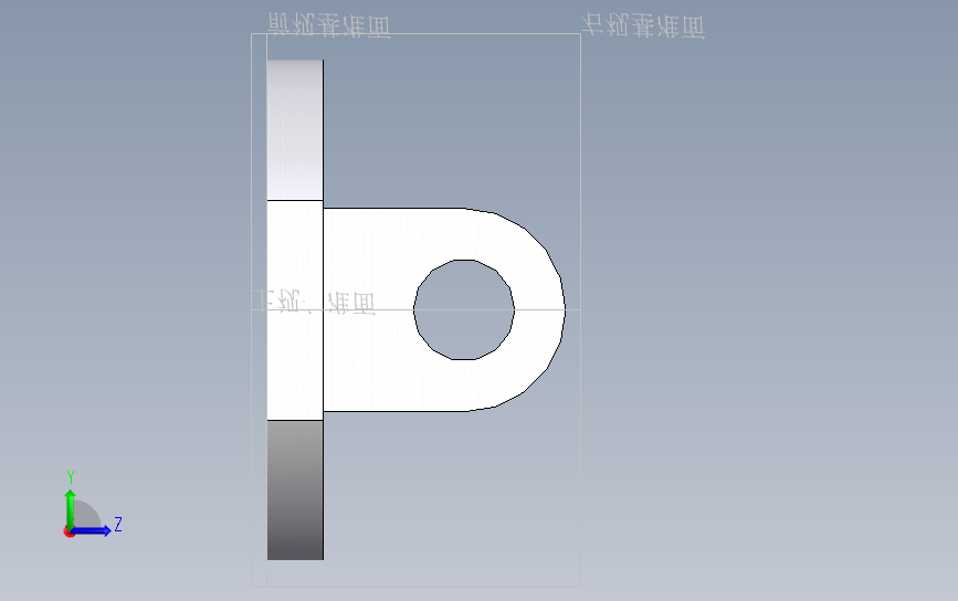 气缸附件CG-D080双耳环_SOLIDWORKS 2009_模型图纸下载 – 懒石网