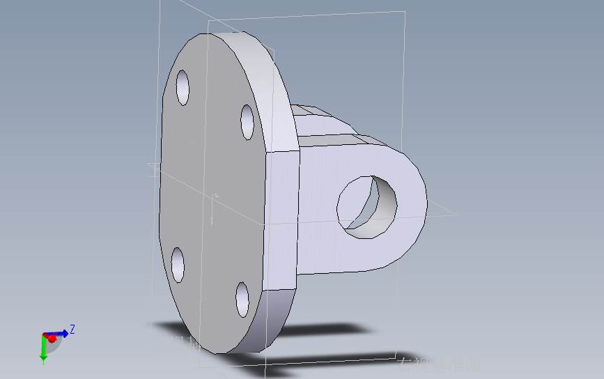 气缸附件CG-D080双耳环_SOLIDWORKS 2009_模型图纸下载 – 懒石网