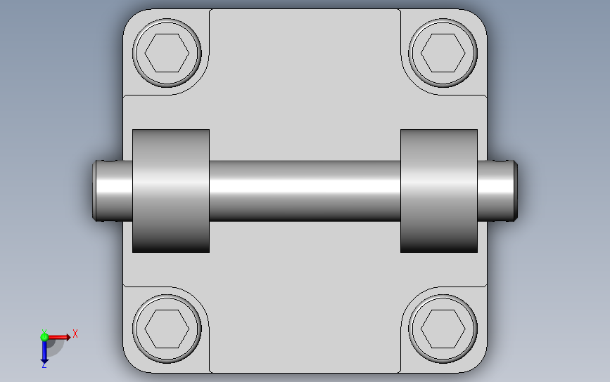 气缸附件D5080_SOLIDWORKS 2009_模型图纸下载 – 懒石网