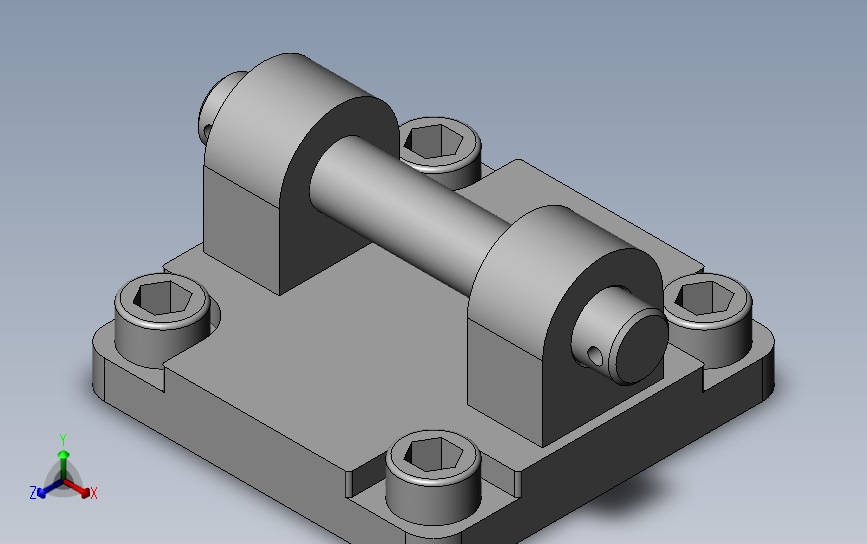 气缸附件D5080_SOLIDWORKS 2009_模型图纸下载 – 懒石网