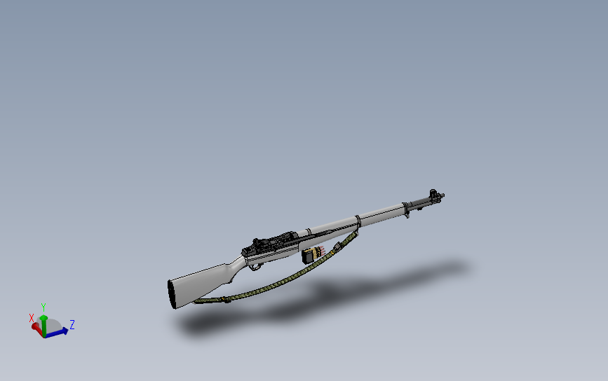 一种玩具步枪模型（M1加兰德）