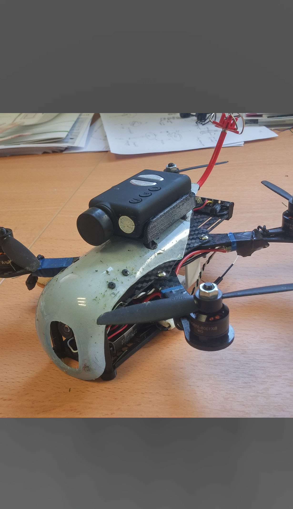 Aerotek J-mini四轴无人机三维建模图纸 X_T格式