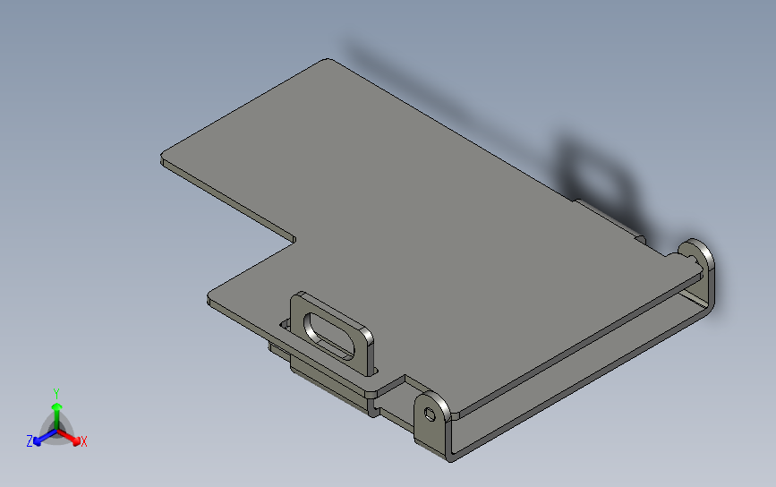 3D_STP_MCCB_断路器本体手柄锁KLK_M4