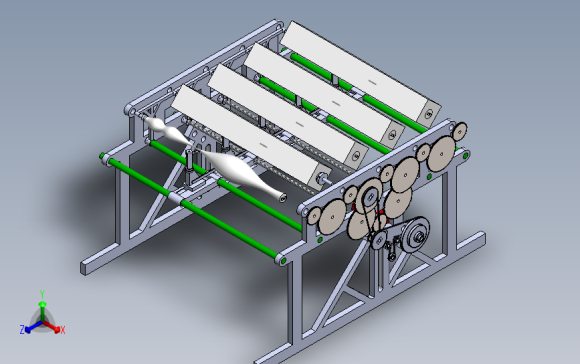 仿型车床机构模型3D图纸 Solidworks设计