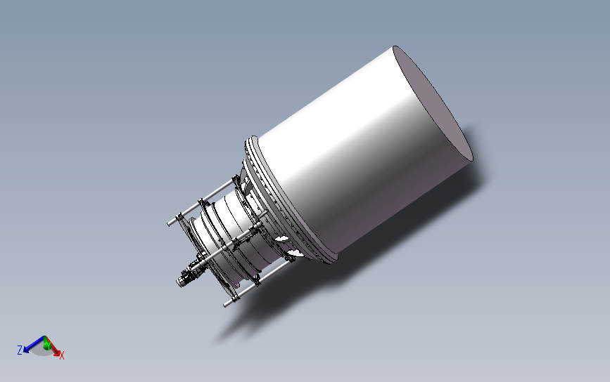 球磨机车床3D数模图纸 Solidworks设计
