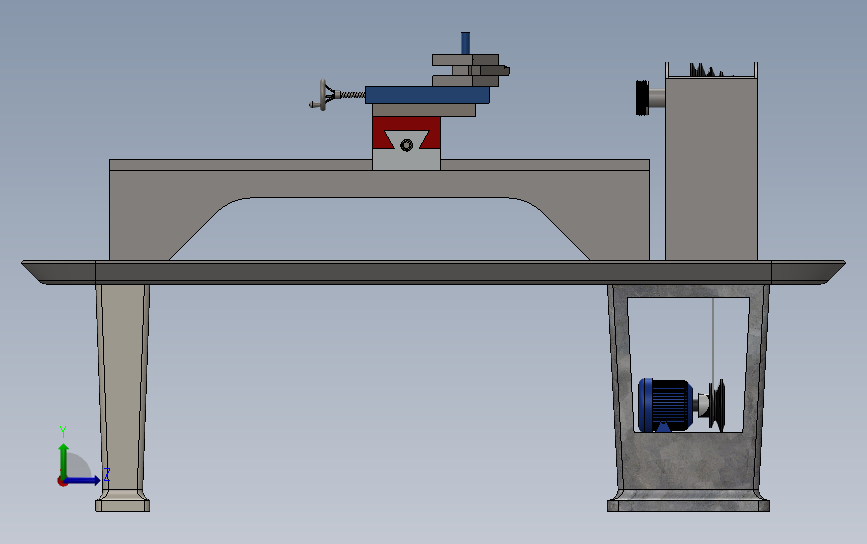 车床Lianxi模型3D图纸 Solidworks设计