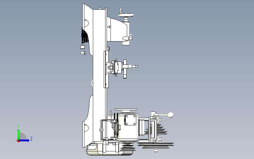 老式Atlas 10F普通车床模型3D图纸 x_t step格式