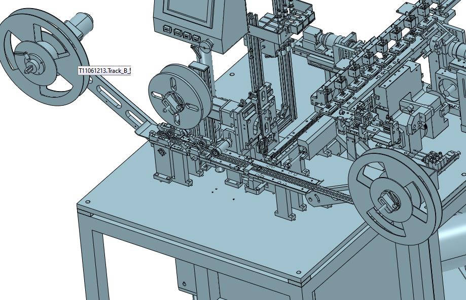 micro usb母座装入载带设备