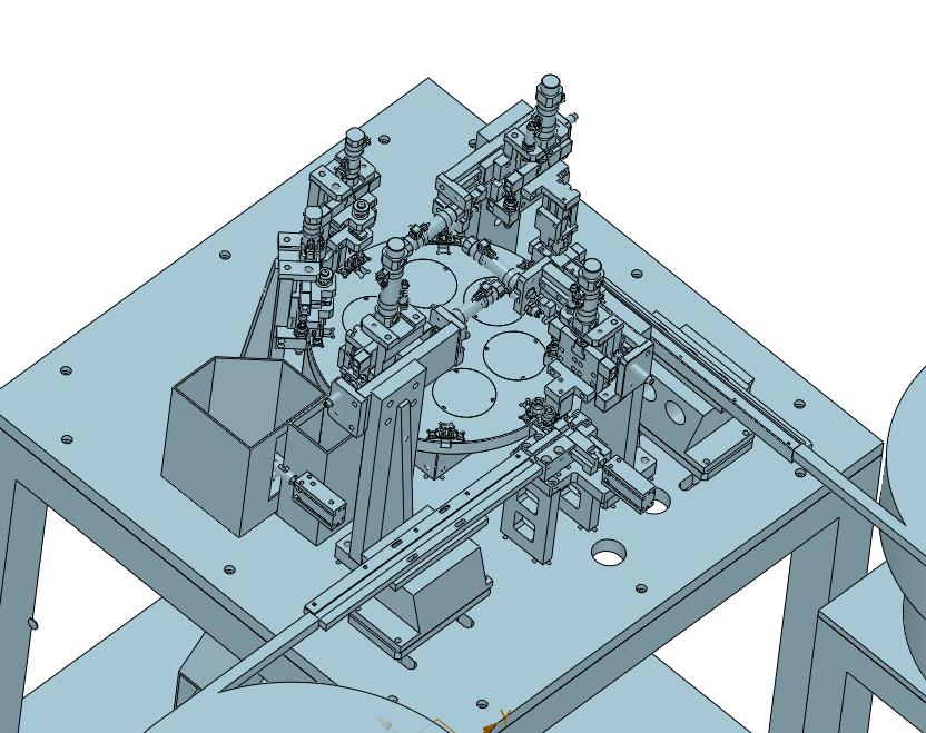 宠物牵引绳安全带插扣卡扣转盘式组装设备