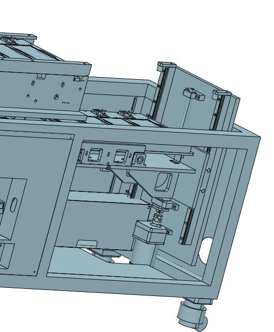 伺服升降对接双层滚筒输送机