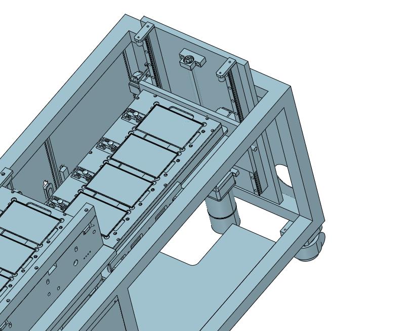 伺服升降对接双层滚筒输送机