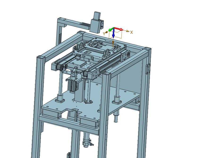 带扫码枪的升降式托盘皮带输送带