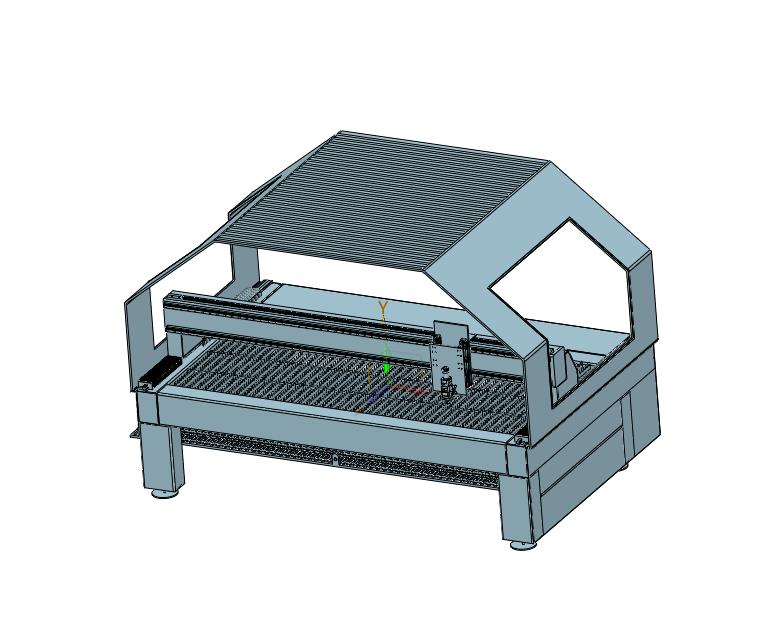 纺织面料毛绒玩具布料激光热切下料机