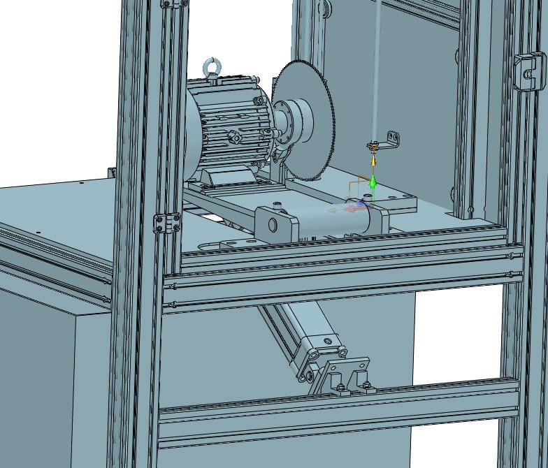 汽车泵体铸铝铸造件水口圆锯切除设备