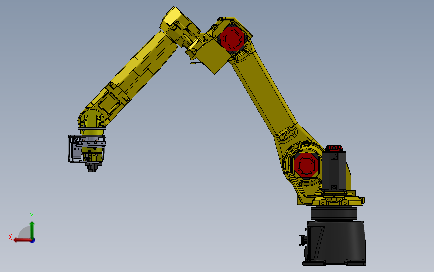 工业机器人 FANUC M20i 背面视图