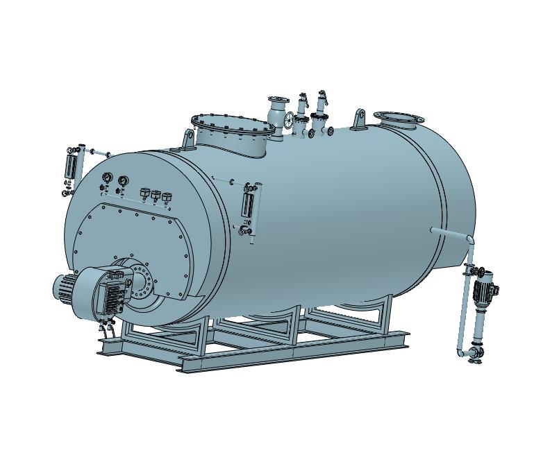 卧式燃油气蒸汽锅炉发生器设备