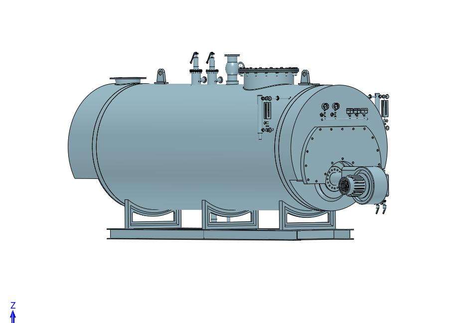 卧式燃油气蒸汽锅炉发生器设备