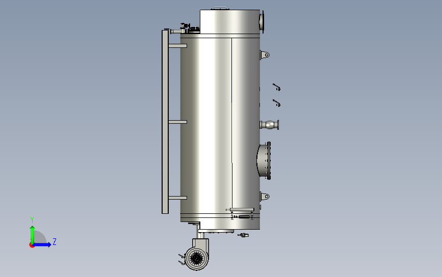 卧式燃油气蒸汽锅炉发生器设备