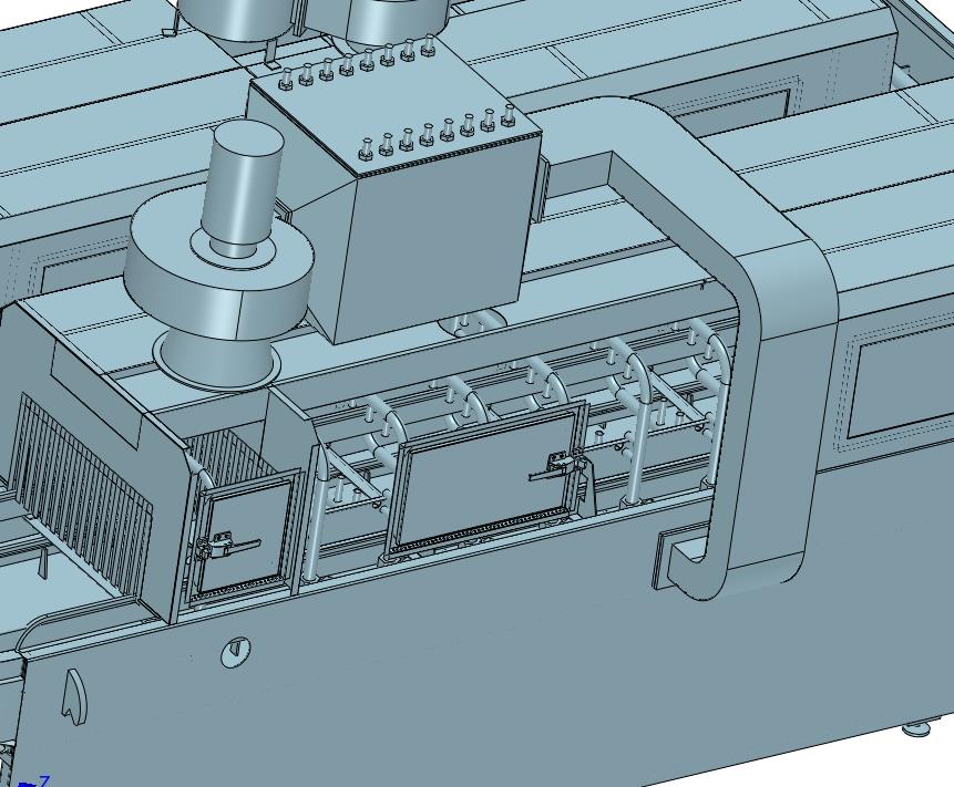 锈钢板冷轧板清洗喷淋吸水热风烤干流水线