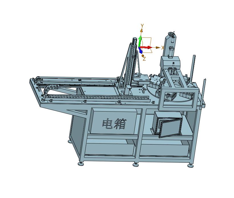 圆形马达外部刻印刻画抓取下料