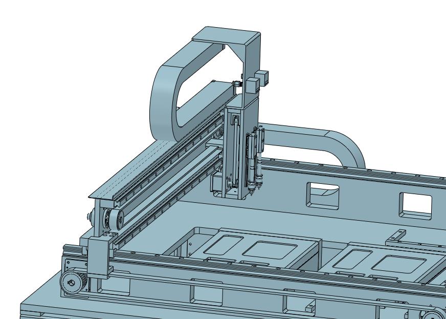 在线三轴机械手高速烧录芯片