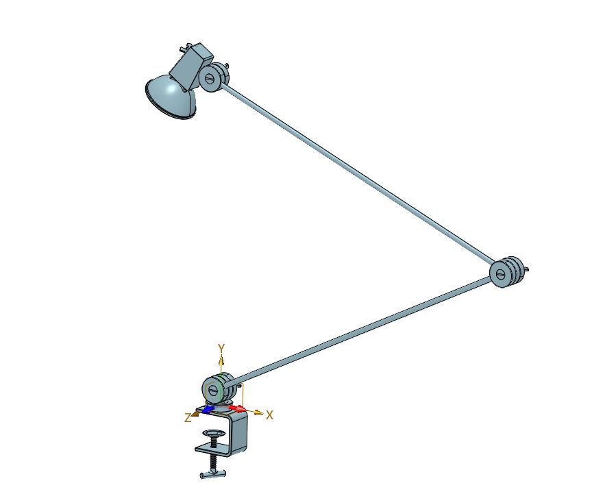 桌面夹持式读书灯台灯