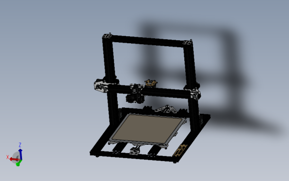 3D 打印机 SW模型设计
