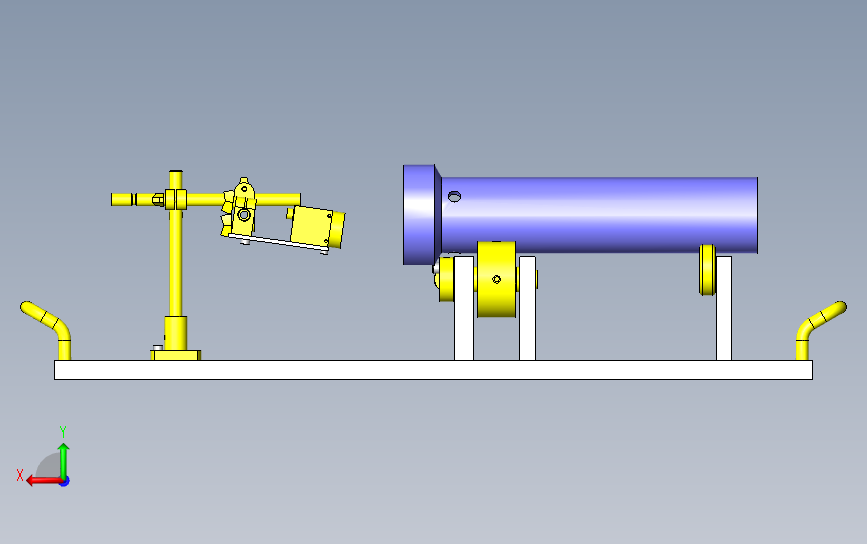 No.000101 圆柱形工件旋转定位夹具_SOLIDWORKS 2010_模型图纸下载 – 懒石网
