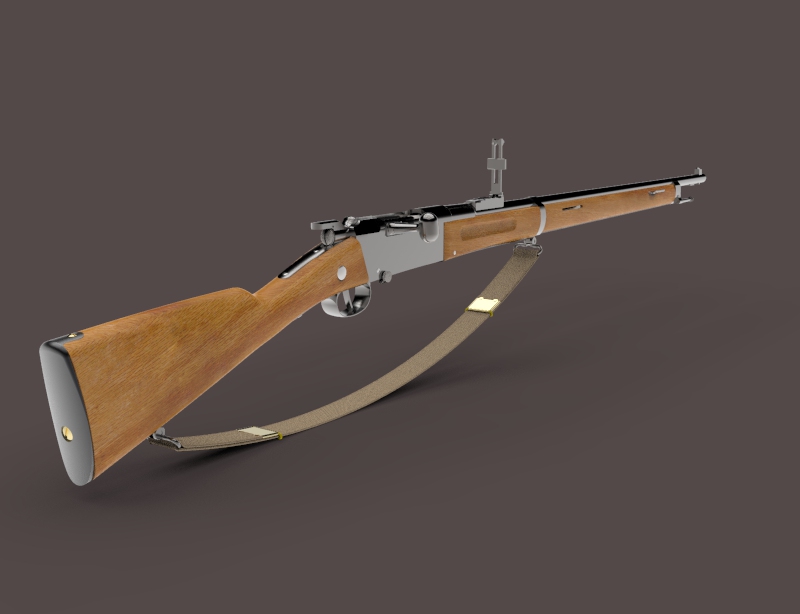 一种玩具枪模型（libel rifle 1887）