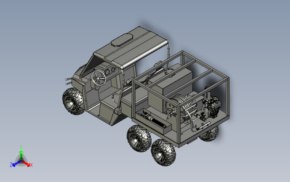 基于 6X6 ATV 的消防车