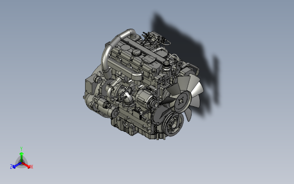 汽车直列柴油发动机