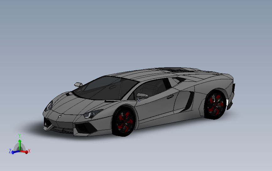 兰博基尼 Aventador 跑车