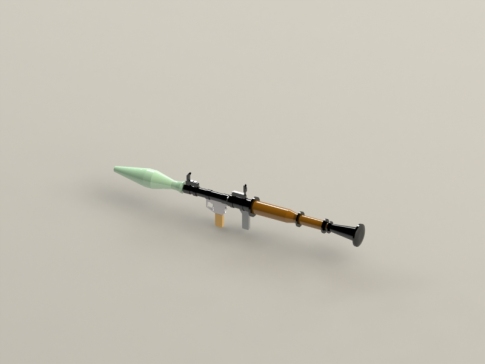 一种玩具枪模型（RPG7简化）