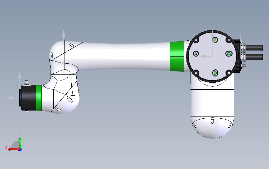 协作机器人 Fanuc CRX 10iAL 背面视图