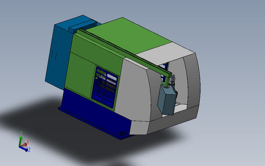 万能工具磨床模型3D图纸
