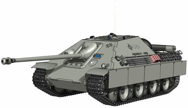 一种坦克模型（五号坦克）