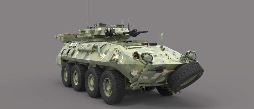 一种玩具装甲车模型（ LAV-3）