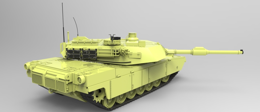 一种玩具坦克模型（M1艾布拉姆斯）