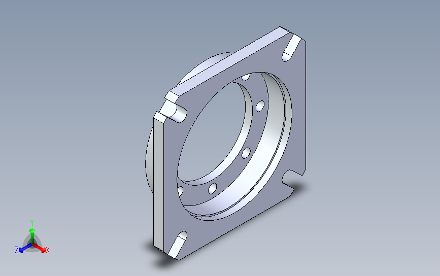 蜗轮蜗杆减速机063输出法兰 OUTPUT FLANGE FA1 