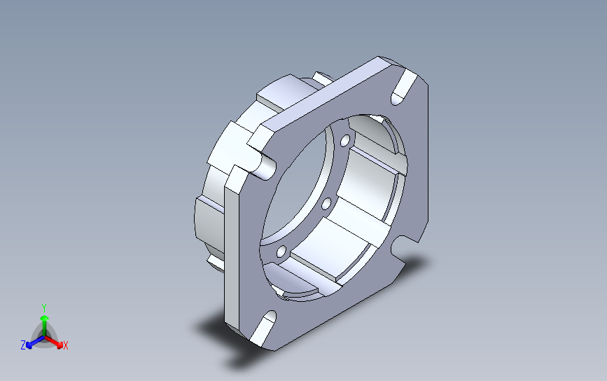 蜗轮蜗杆减速机075输出法兰OUTPUT FLANGE FA1